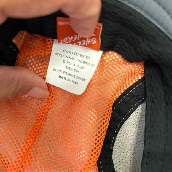 Shelta Firebird V2 Gray Camo Breathable Sport Hat Size S/M - Picture 4 of 8